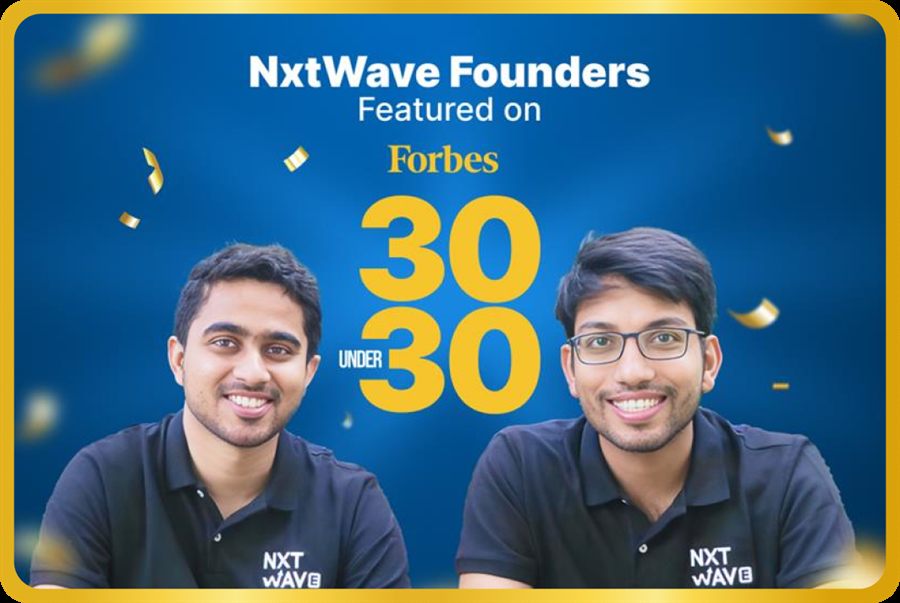 Anupam Pedarla and Sashank Gujjula on the Forbes India 30 Under 30 cover