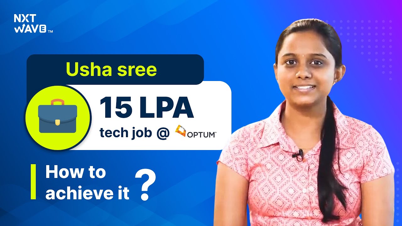 Usha Sree · 15 LPA tech job