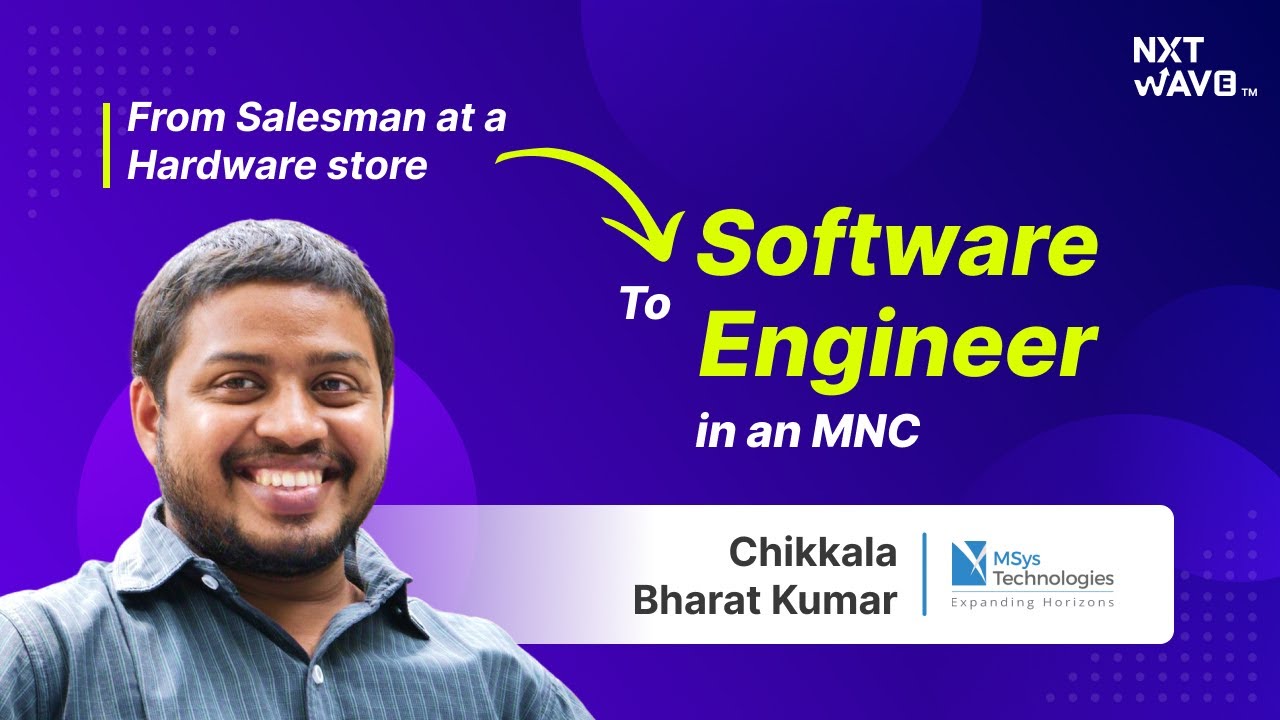 Bharath · Salesman to software engineer