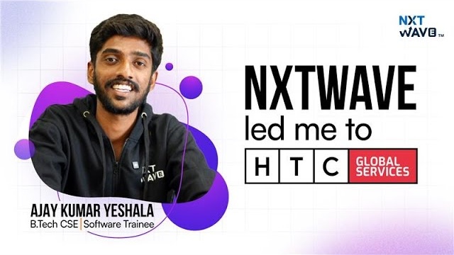 Ajay Kumar · NxtWave led me to HTC
