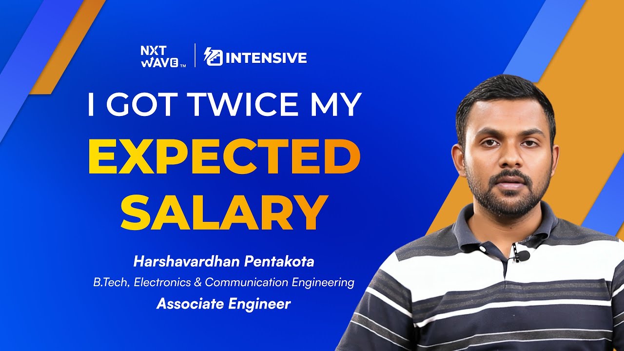 Harshavardhan · Twice my expected salary